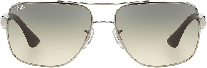 Ray-Ban Men's RB3483 Metal Square Sunglasses | Amazon (US)