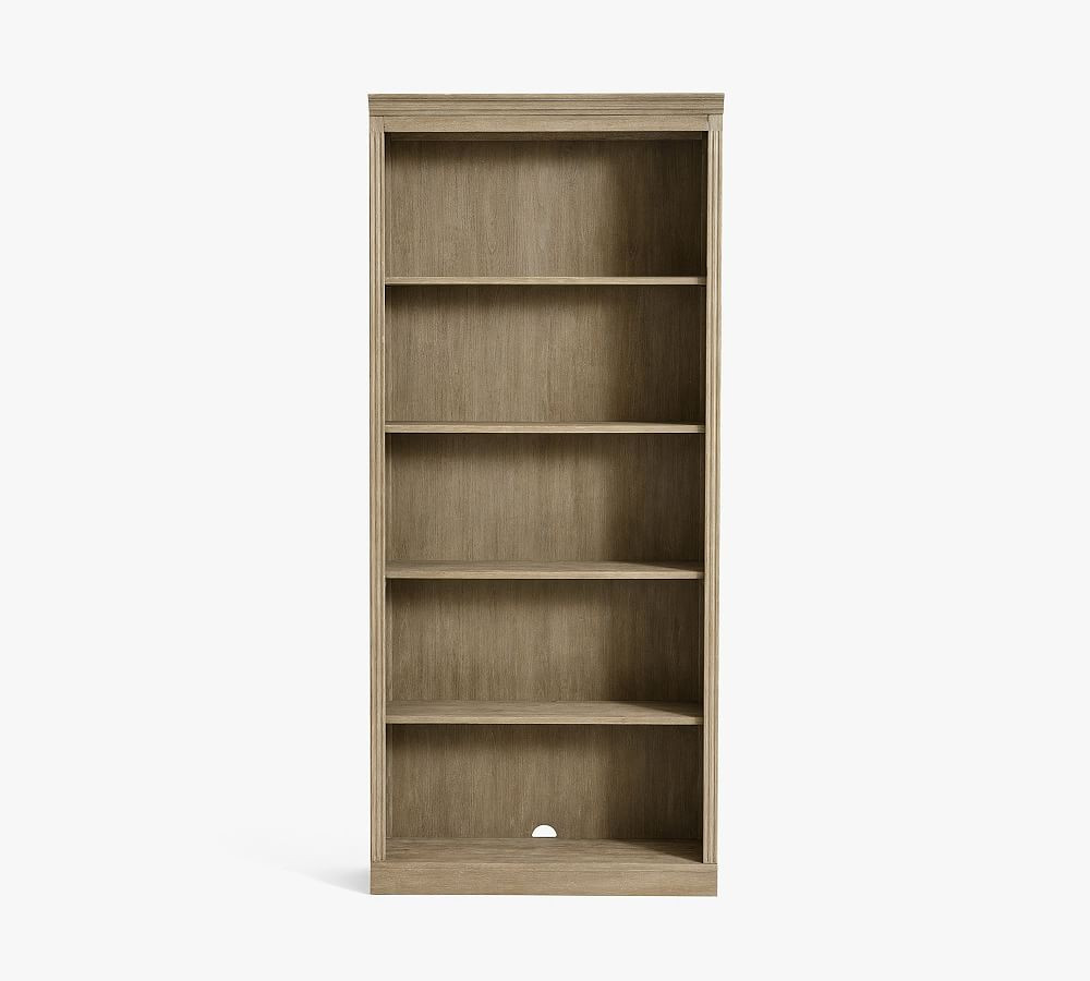 Livingston 35"" x 80"" Bookcase, Gray Wash | Pottery Barn (US)