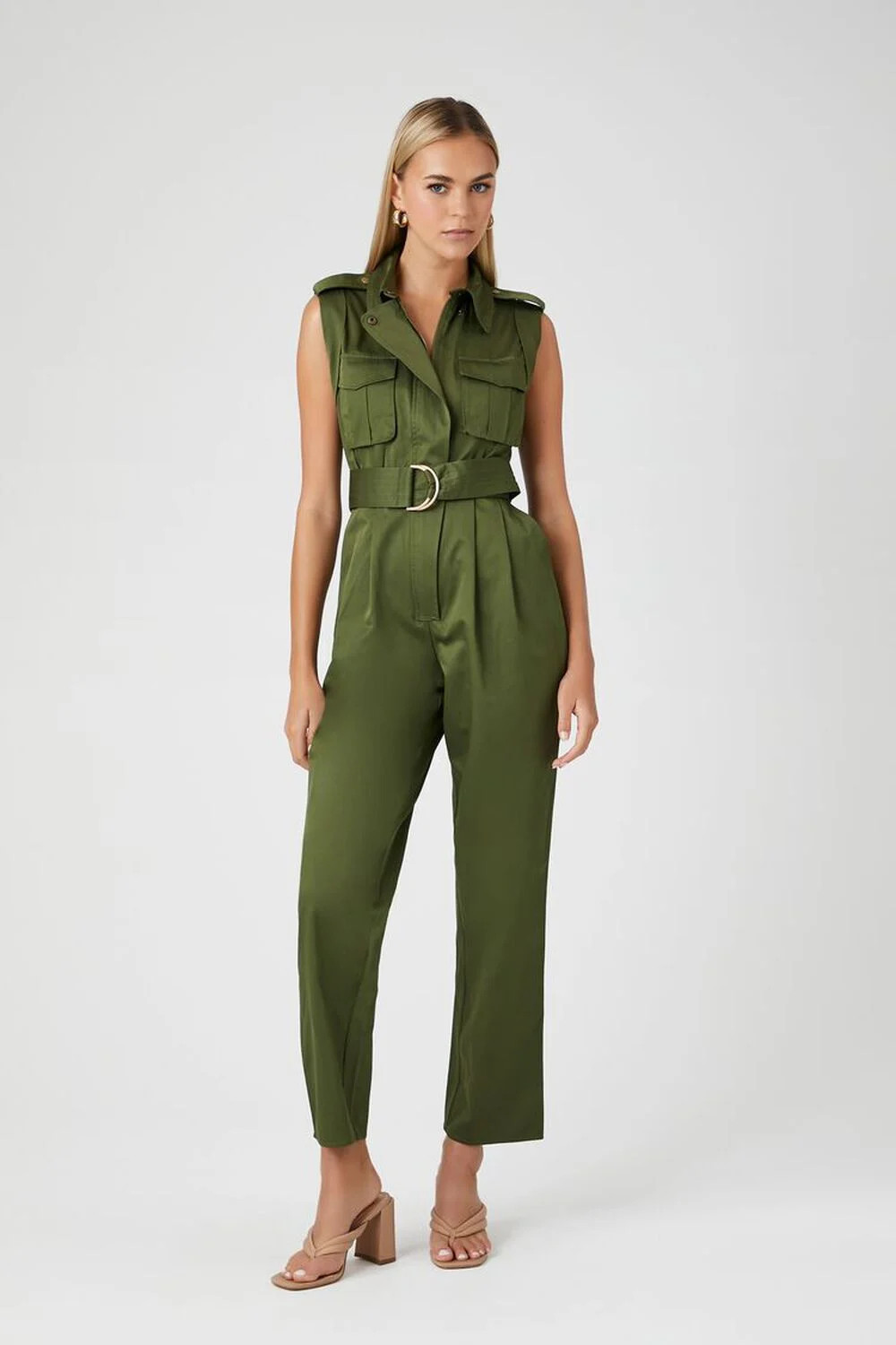 Belted Cargo Jumpsuit | Forever 21 (US)