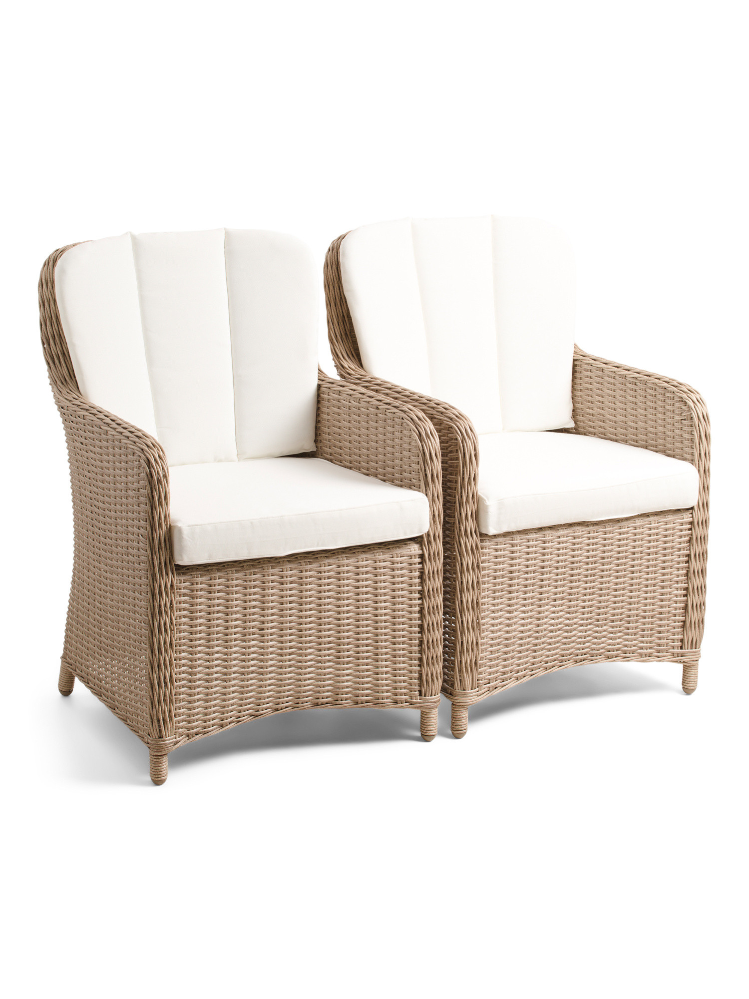 Set Of 2 Outdoor Wicker Dining Chairs | Furniture & Lighting | Marshalls | Marshalls
