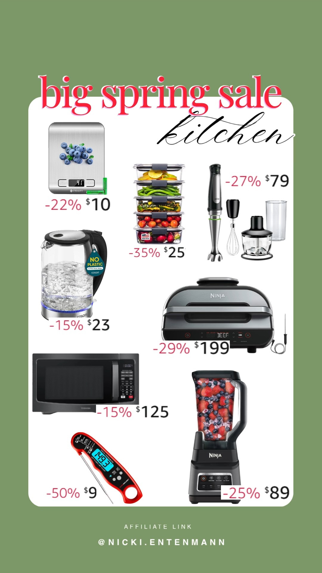 Spring into kitchen upgrades with these must-have essentials! From grilling to blending, these picks will make cooking a breeze. 
#KitchenEssentials #SpringUpgrades #AmazonFinds #CookingMadeEasy 

 #LTKfoodie #LTKHome #LTKSaleAlert