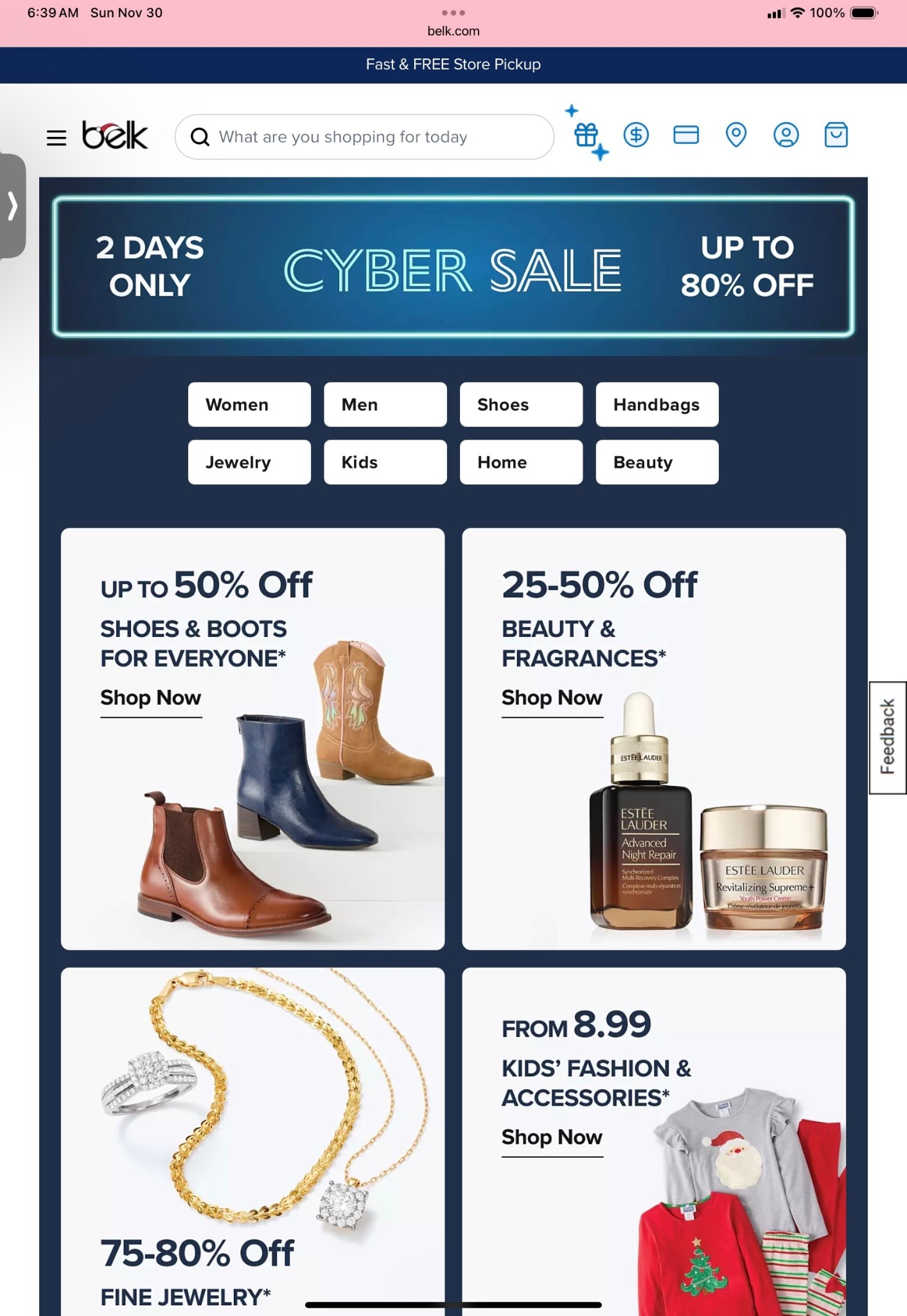 Don’t miss Belk’s 2 day only Cyber Sale!!!!  You can score up to 80% off right now!

Shop for your loved ones and grab a little something for yourself! 

I’m tagging the gorgeous skirt set I want!

#LTKCyberWeek #LTKHoliday #LTKGiftGuide