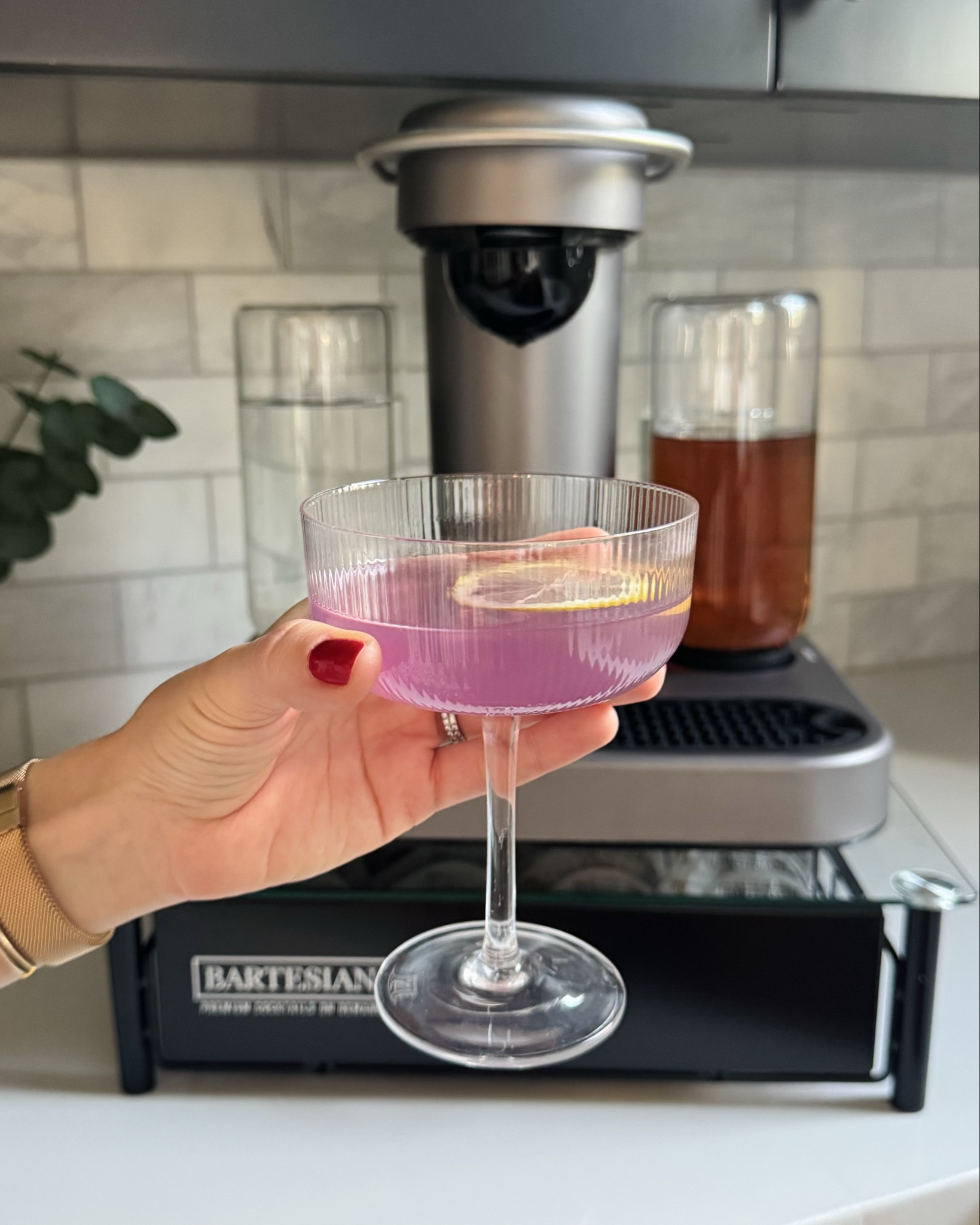 🍸✨ Getting ready for date night but first, drinks with Bartesian! With craft cocktails at the touch of a button, it feels like we’ve got our own personal bartender at home—minus the bar tab. From margaritas to espresso martinis, we love sipping something new while getting ready for a night out. Cheers to the perfect pre-date ritual! 🥂 

#LTKParties #LTKHome