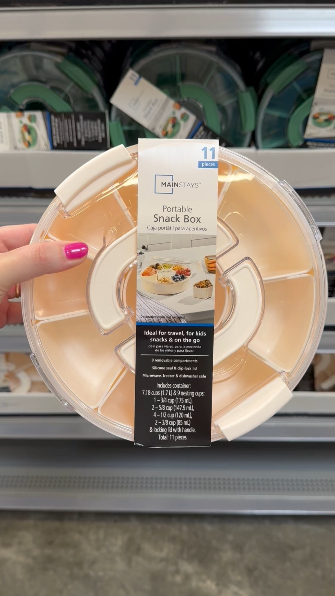 Round snack containers! These are so perfect to pack snacks for kids! I grabbed the white one 🫶

#LTKKids #LTKFamily #LTKHome