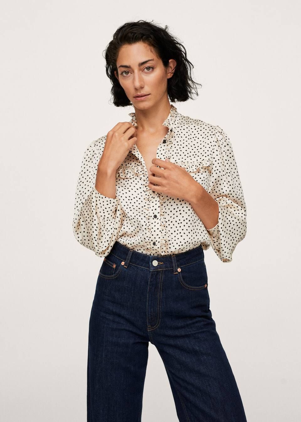 Search: ruffles printed blouse (15) | Mango USA | MANGO (US)