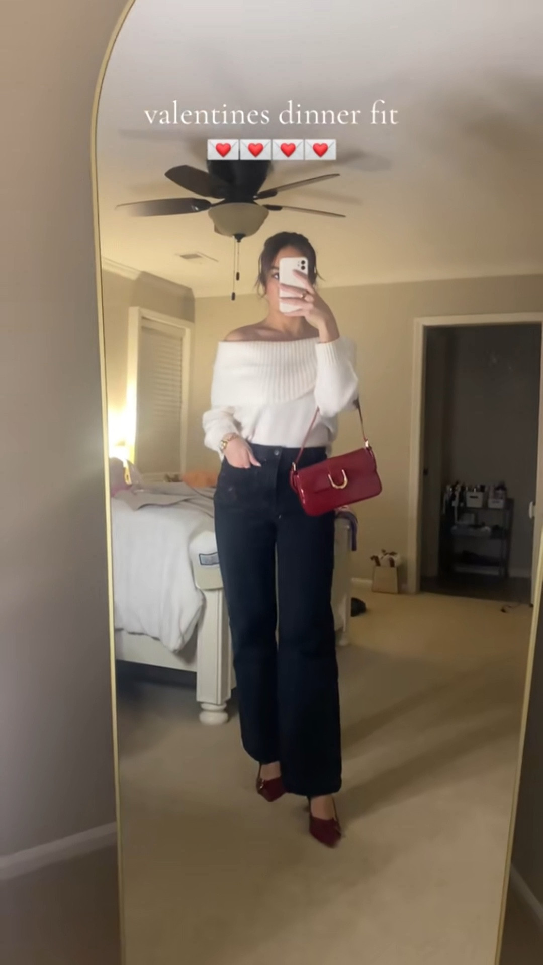 off the shoulder sweater, black jeans, wide leg jeans, Valentine’s Day outfit, madewell jeans, Abercrombie sweater 

#LTKSeasonal #LTKStyleTip #LTKWorkwear