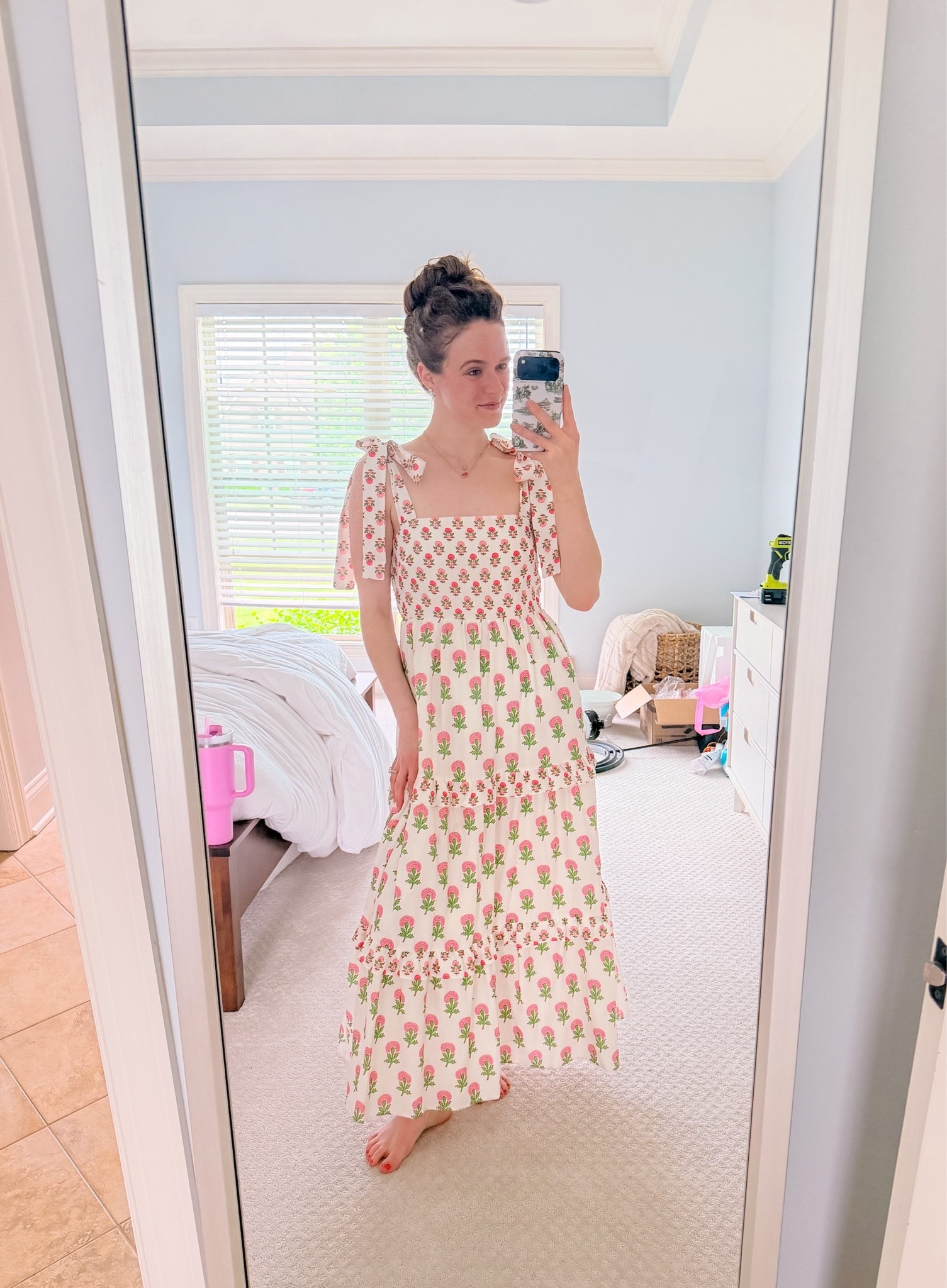 Spent the morning pruning our rose bushes, so only felt appropriate to wear my rose dress to run errands this afternoon!! Loving that it’s finally maxi dress season again !! 💐🤍

#LTKootd
