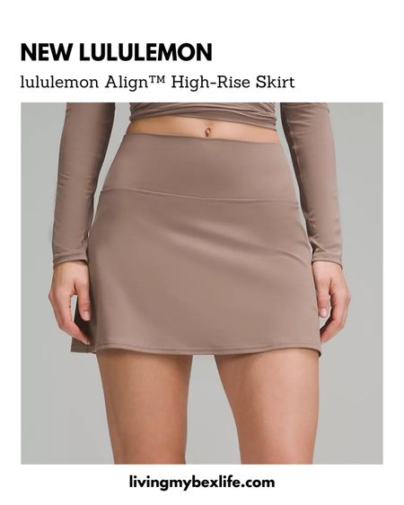 New lululemon Align High-Rise Skirt in Taupetastic 

Align dress, lululemon skirt, tennis outfit, pickleball, lululemon bbl jacket, define jacket cropped 

#LTKFitness #LTKActive #LTKU