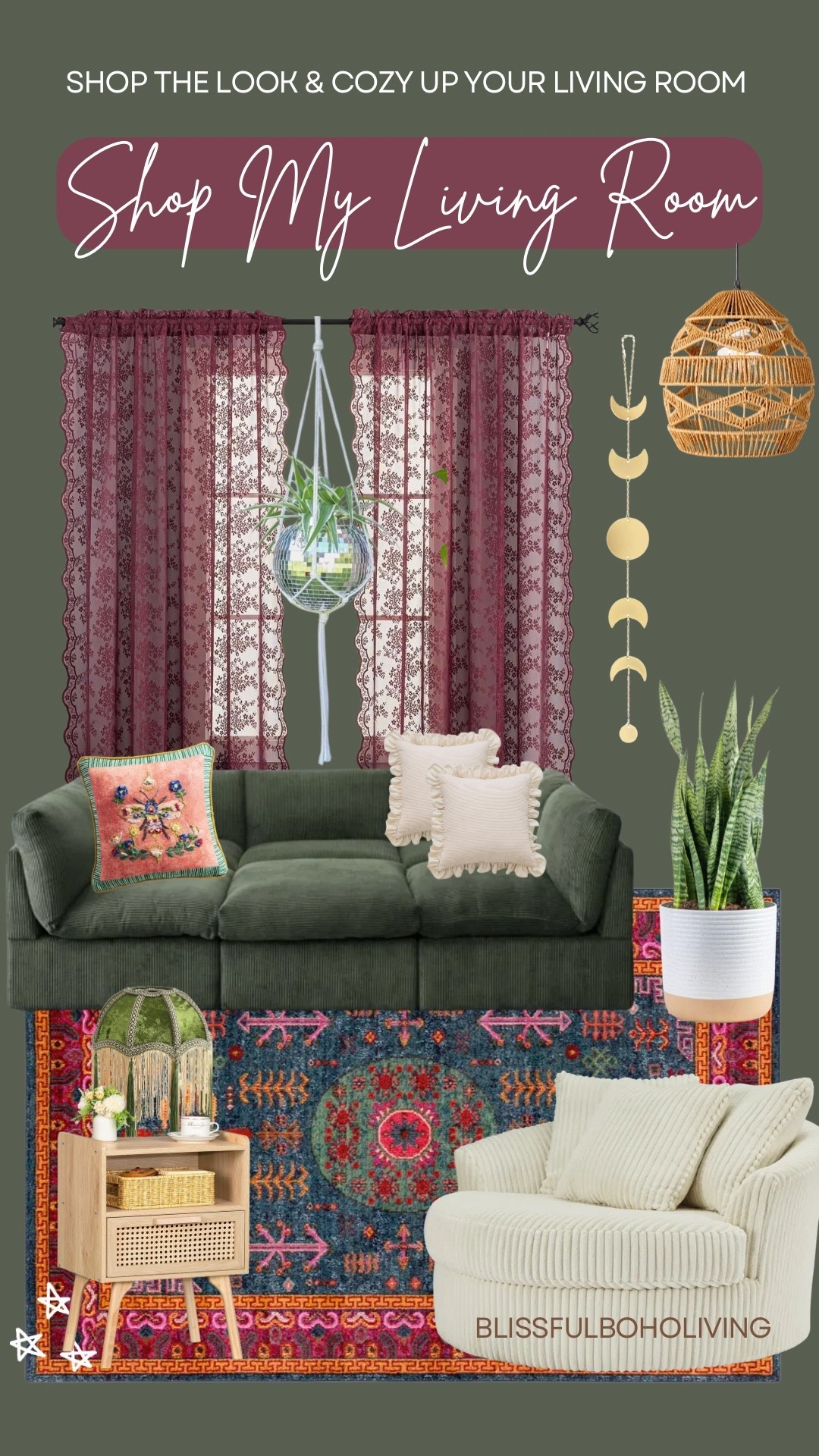 My boho living room furniture that I’m obsessed with!! The accent swivel chair is my favorite! What’s yours??💓 #homedecor #furniture
#bohohome #livingroom 

#LTKHome

#LTKHome