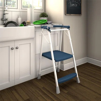 COSCO 2-Step Kitchen Stepper Adult Folding Step Stool, Kids Folding | Wayfair North America