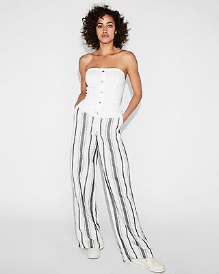 button bodice tube top | Express