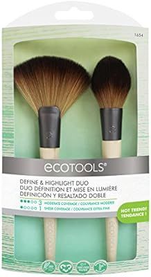 EcoTools Define & Highlight Duo Makeup Brush Set for Powder Bronzer Highlighter | Amazon (US)