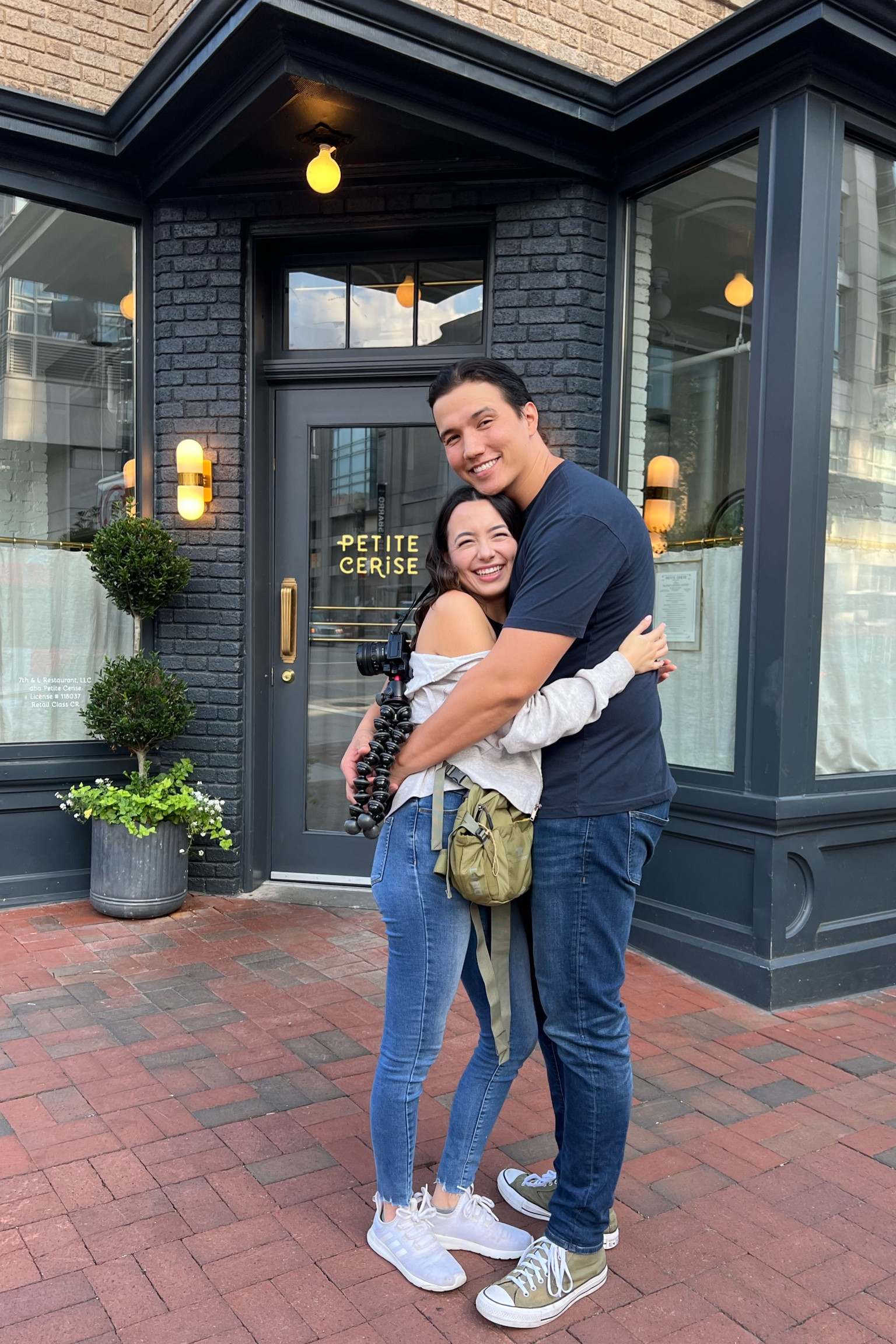 Comfy jeans for the win!👖 Aaron is 6’2, he’s XL or XXL and 34x34 in pants, it’s SO hard to find pants that he loves that fit him and these are his fav! He also SWEARS by these True Classic Tee’s and is in an XL when he usually needs XXL. He also loves vlogging and carries his camera everywhere we go so I linked that too! 

I’m 5’2, wearing a 0/25 jeans, size 6 shoe, and size small in this oversized zip up! I need stretchy jeans so these were perfect to explore the city in!

#LTKmens #LTKGiftGuide #LTKtravel
