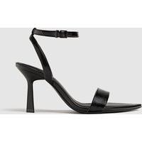 Stradivarius High-heel sandals with tied straps BLACK 5 | Stradivarius (UK)