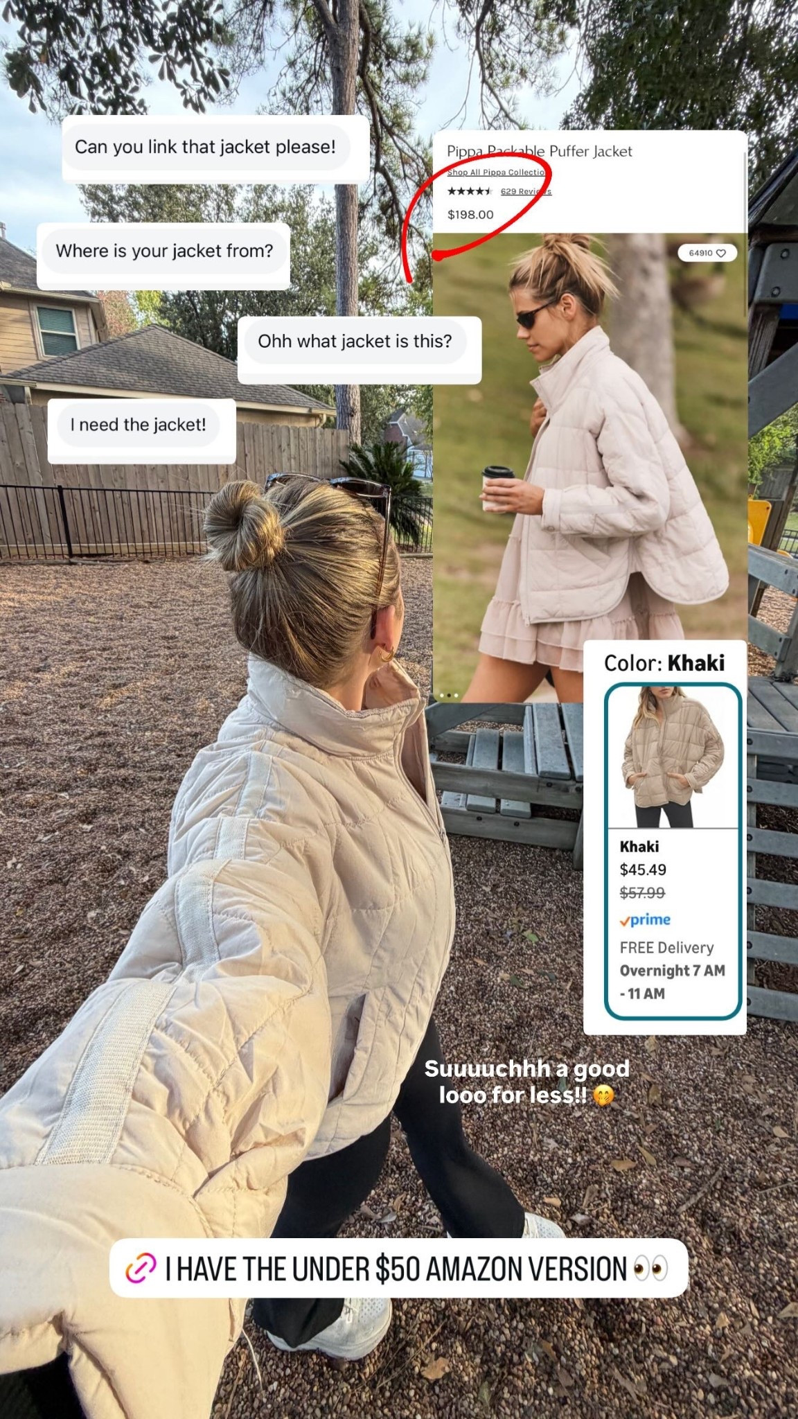 Suuuuchhh a good loook for less!! 🤭