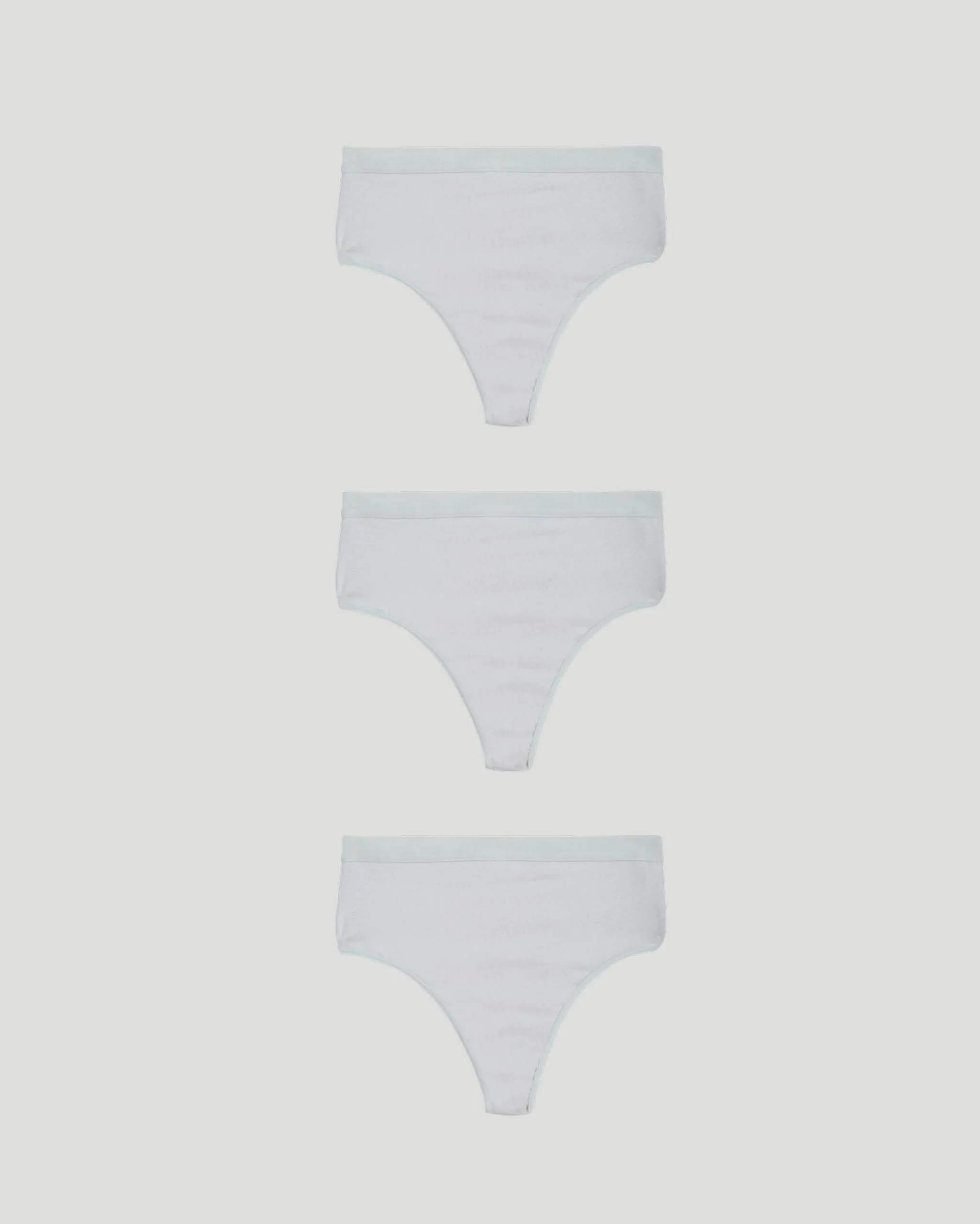 UltimateS High Rise Thong Bundle - Sky | Universal Standard