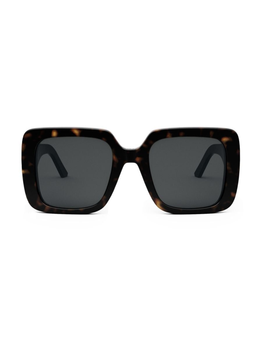 Geometric Havana Acetate Sunglasses | Saks Fifth Avenue