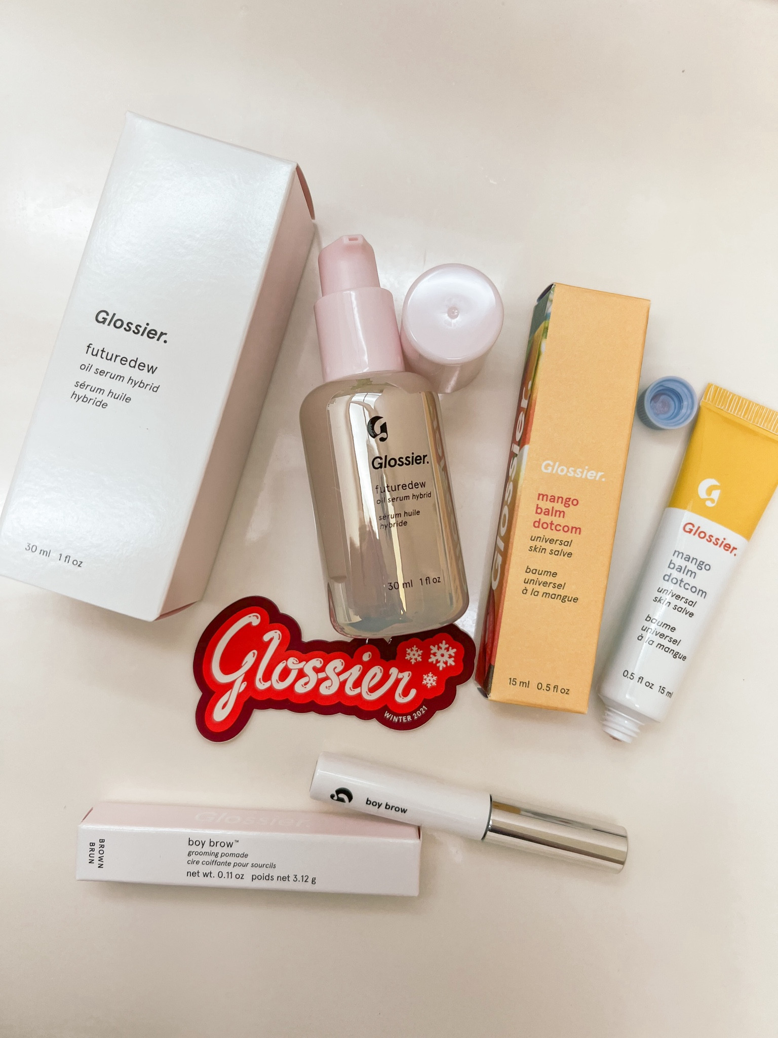 The Friends of Glossier Sale ends tomorrow! Some of my favorites are Futuredew serum, Mango Balm Dotcom, and Boy Brow. Shop to get 20% off now.

#LTKsalealert #LTKSeasonal #LTKbeauty
