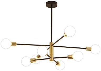 Sputnik Chandelier Mid Century Modern Nordic Light Fixtures LED Pendant Lighting Gold Chandeliers... | Amazon (US)