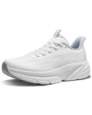 SMILIN Women's Slip On Walking Shoes with Arch Support, Comfortable Lightweight Cushion Sneakers ... | Amazon (US)