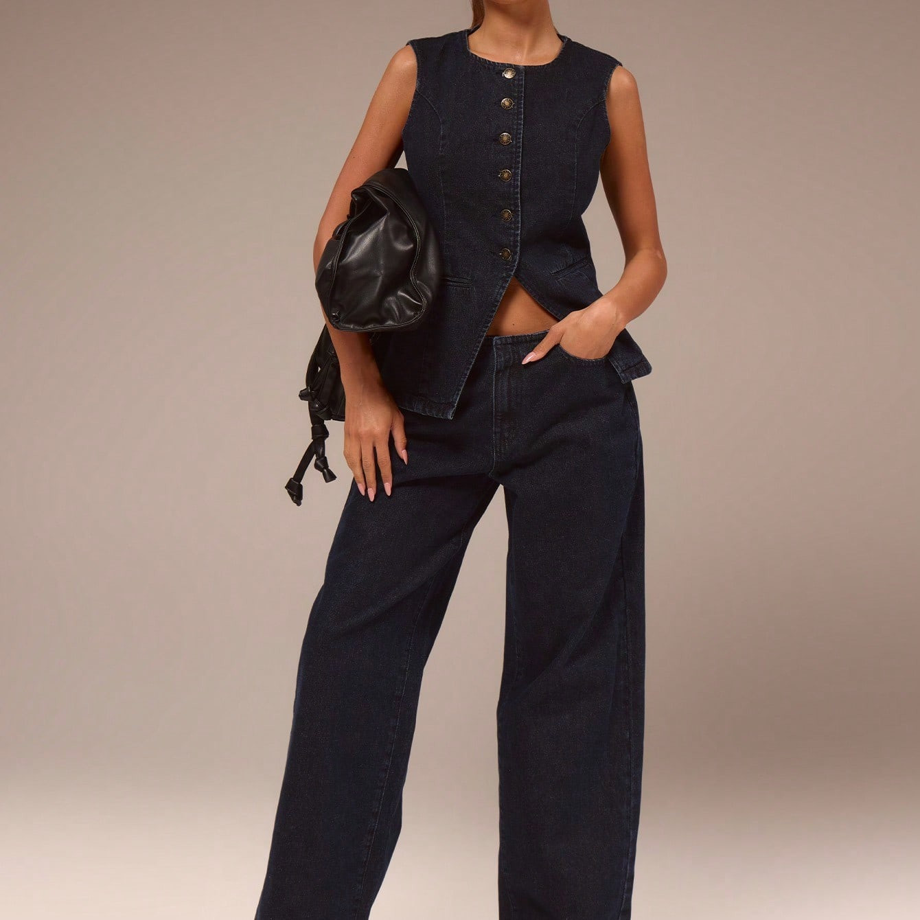 MUSERA Low Waist Straight Leg Jeans Spring Casual Elegant | SHEIN