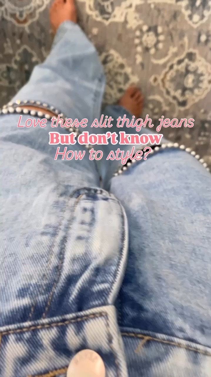 These slit thigh jeans are so good! Let me show you some casual + dressier ways to style. If I couldn’t find an exact link, I found some very similar options 

#LTKVideo #LTKSeasonal #LTKFallSale