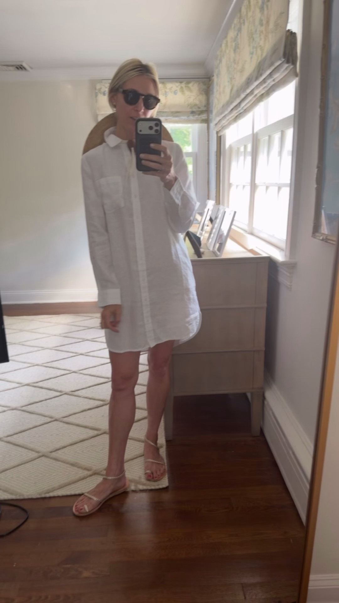 Love this @Quince  linen shirt dress. You can wear as a dress or coverup and it’s under $55
#quincepartner

#LTKootd #LTKSeasonal #LTKOver40