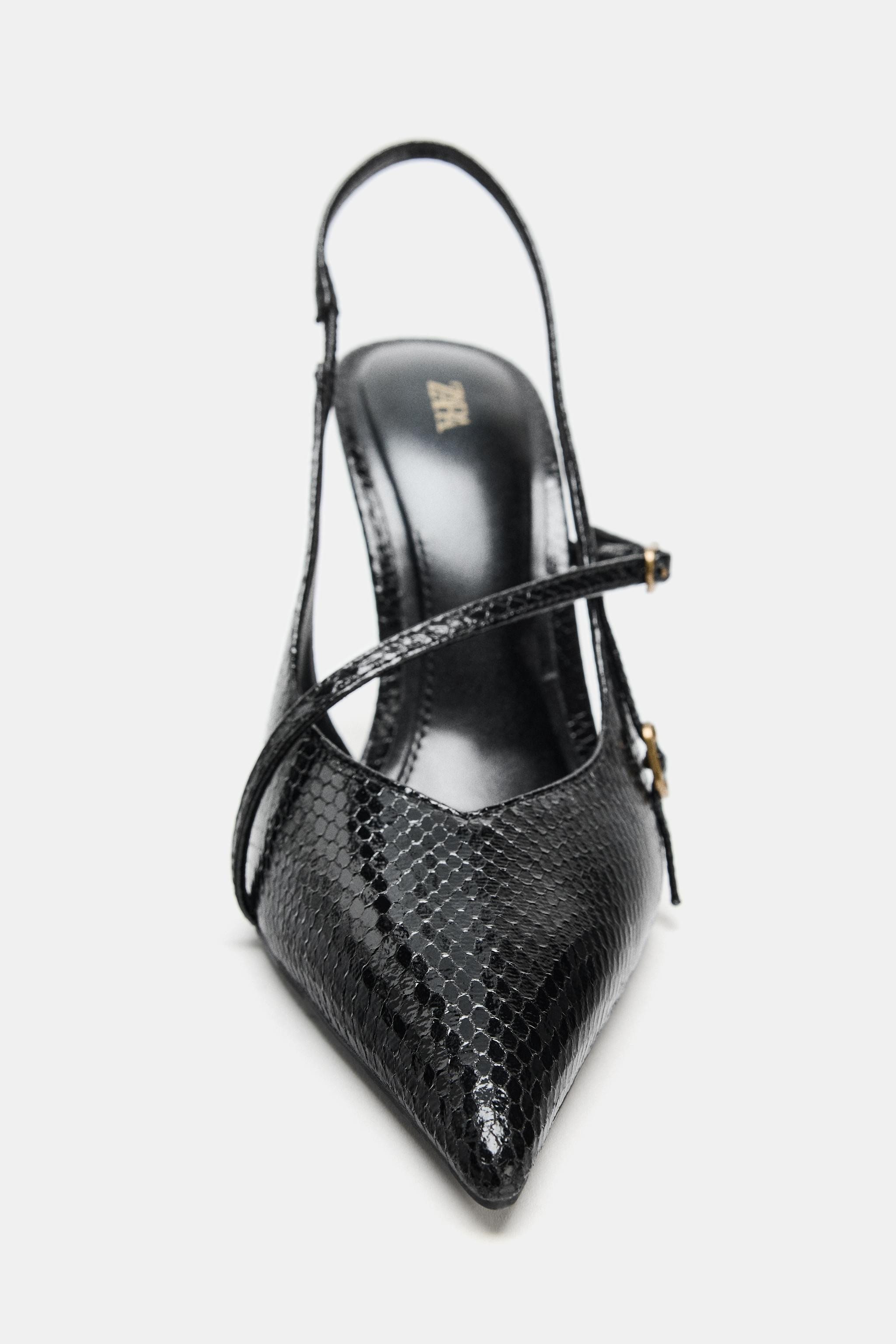 HIGH-HEEL SHOES WITH STRAPS AND BUCKLES | Zara UK