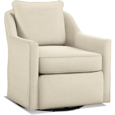 Leighton Upholstered Swivel Armchair | Wayfair North America