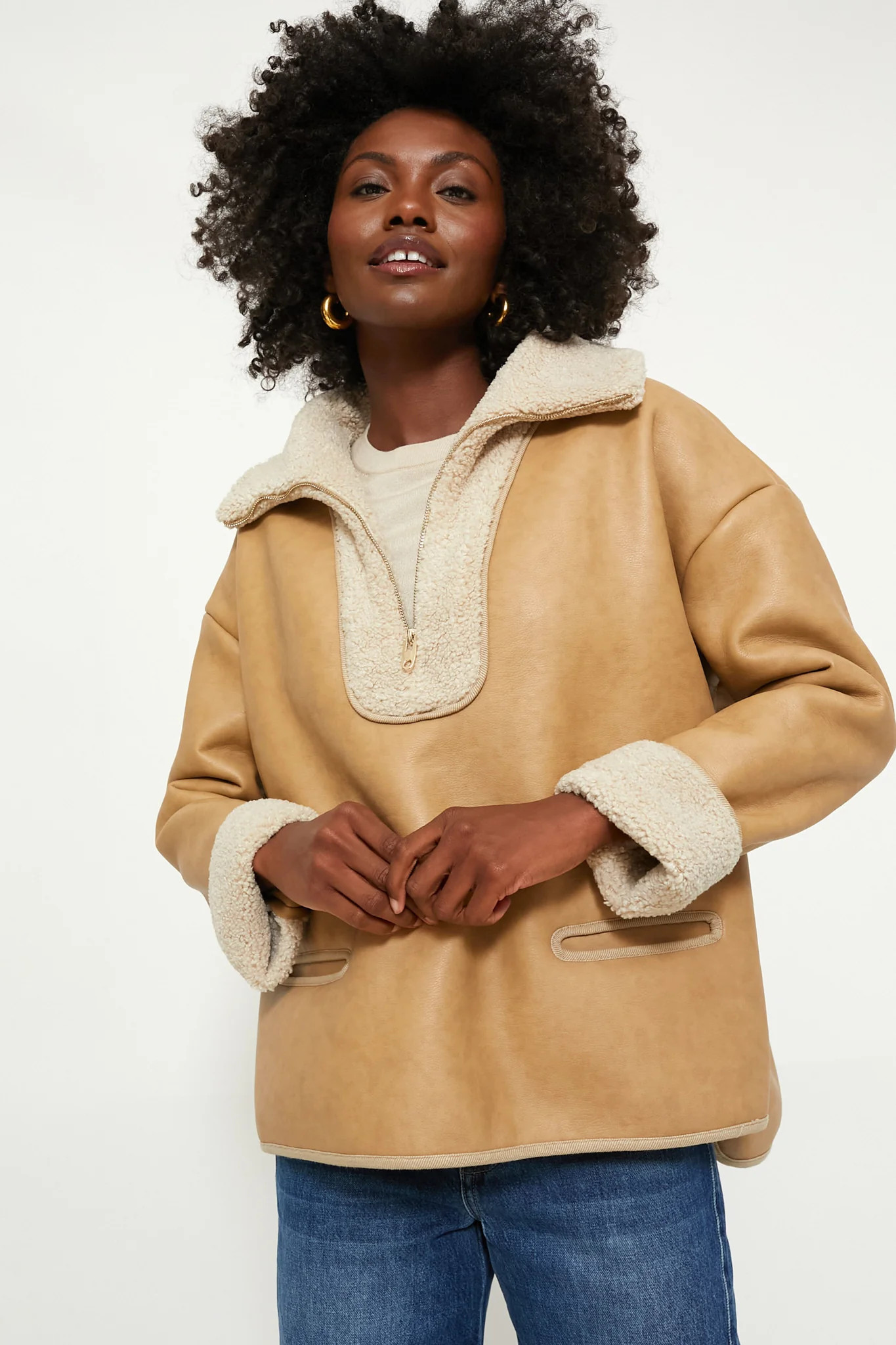 Shearling Barritt Quarter Zip | Tuckernuck (US)