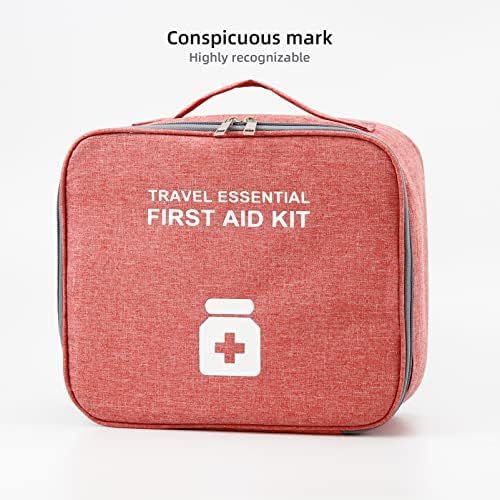TOPASION Empty First Aid Bags, Travel Medicine Bag, Medical Supplies Organizer Bag, Portable Kit ... | Amazon (US)