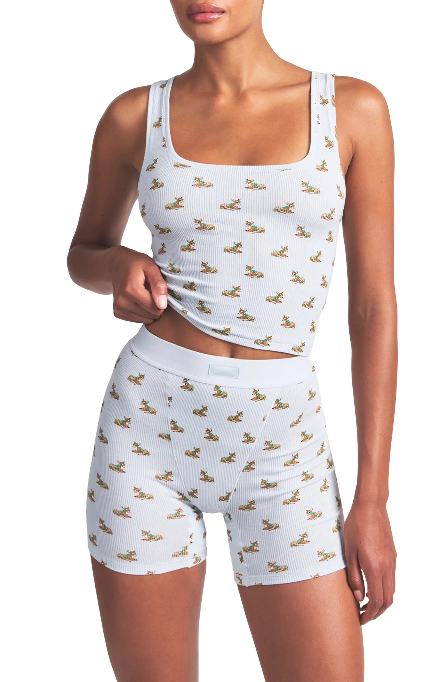 SKIMS Pack of 3 Stretch Cotton Rib Tanks | Nordstrom | Nordstrom