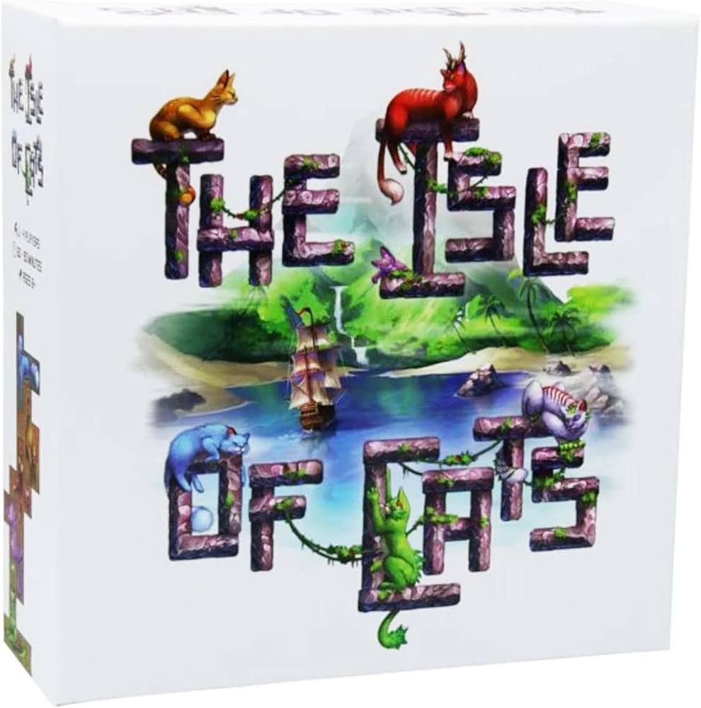 The Isle of Cats - Rescue as Many Cats As Possible for 1-4 Players, Ages 8+ | Amazon (US)