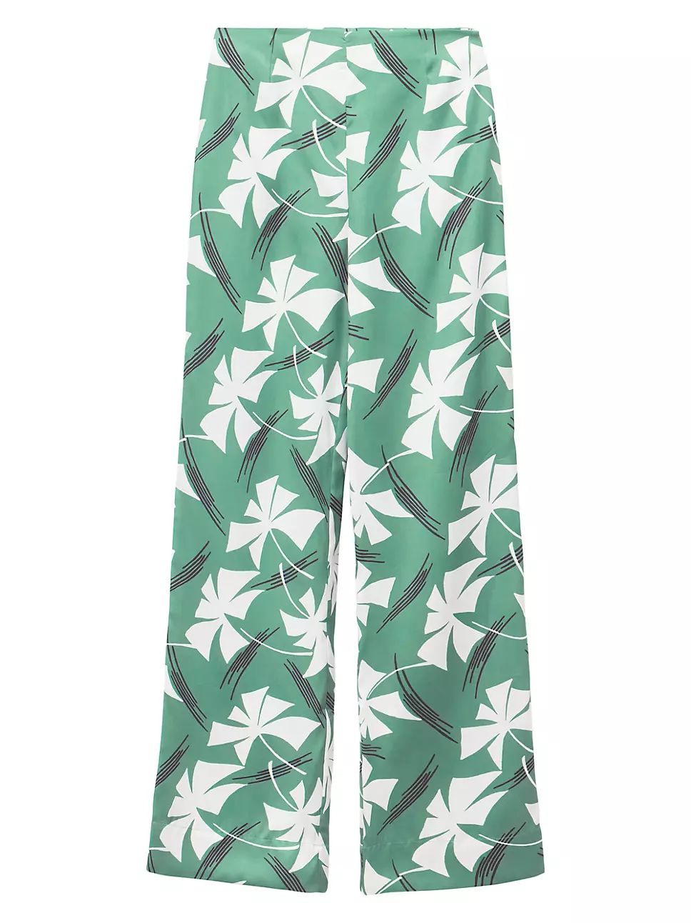 Oscar Pinwheel Straight-Leg Pants | Saks Fifth Avenue