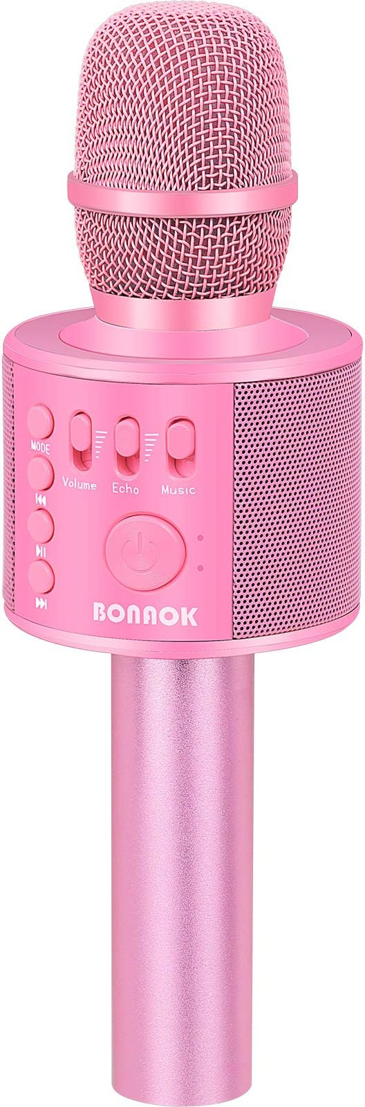 BONAOK Wireless Bluetooth Karaoke Microphone,3-in-1 Portable Handheld Karaoke Mic Speaker Machine... | Amazon (US)
