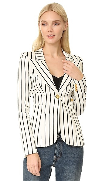 SMYTHE Striped Duchess Blazer | Shopbop