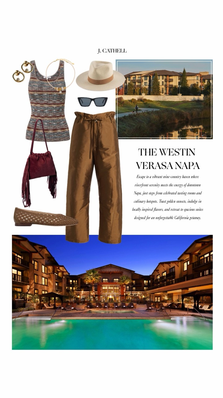🍷 Napa Valley in the fall just might be wine country at its best.

In my Napa Valley Fall Style Guide, I’m sharing where to stay, what to wear, and the outfits I’d plan for every moment of the trip—from vineyard tastings and alfresco lunches to golden-hour cocktails, elevated dinners, and one last farewell brunch.

Think rich autumn tones, beautiful layers, suede and woven accessories, polished denim, and effortless pieces that feel perfectly at home among the vines. Tap to shop the looks and plan your own chic fall escape to Napa. 🍂✨

#LTKStyle #NapaValley #NapaStyle #WineCountryStyle #FallOutfits #FallTravel #WineCountry #TravelStyle #AutumnStyle #OutfitInspiration

#LTKTravel #LTKSeasonal #LTKOver40 #LTKTravel