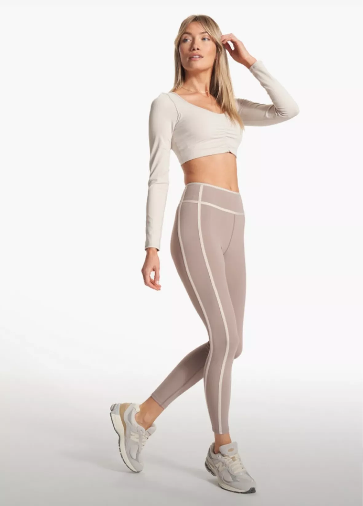 Long Sleeve Ruched Bra curated on LTK