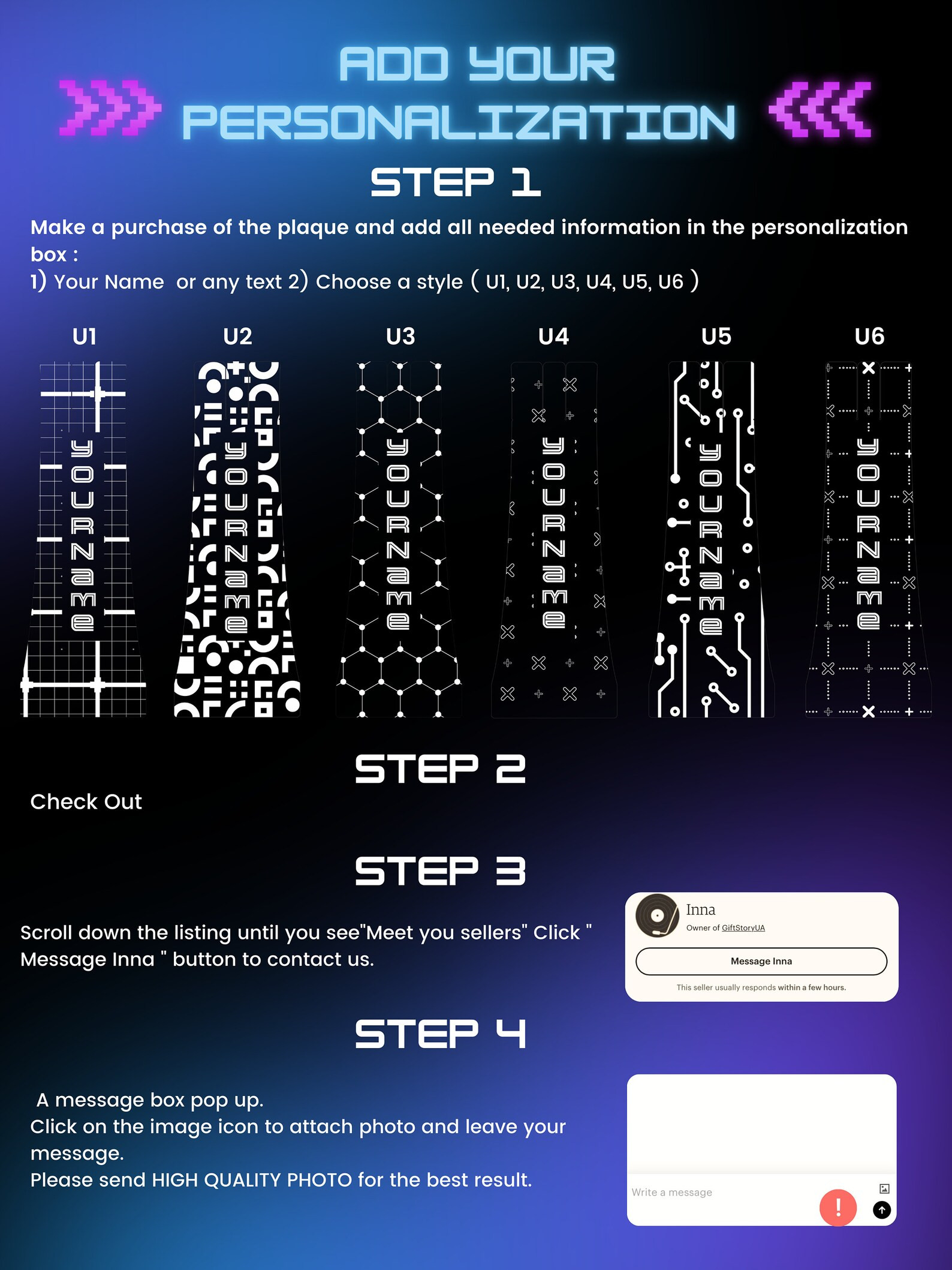 Custom Headphone Stand Nameplate Gift for Gamer Boyfriend - Etsy | Etsy (US)