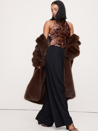 Velvet Halter Top | Banana Republic (US)