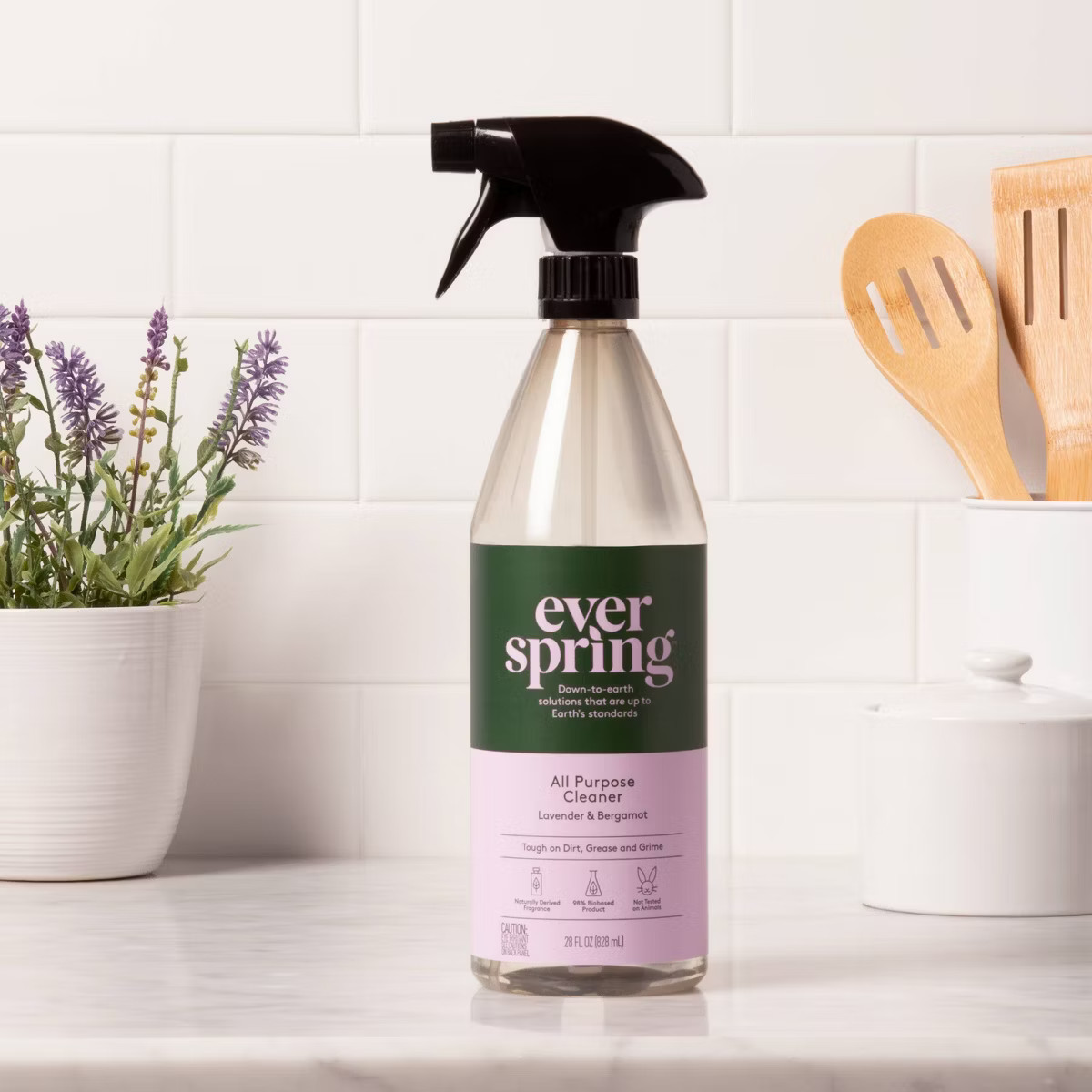 Lavender & Bergamot All Purpose Cleaner - 28 fl oz - Everspring™ | Target