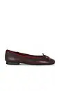 Tony Bianco Comma Ballet Flat in Wine. - size 9.5 | Revolve Clothing (Global)