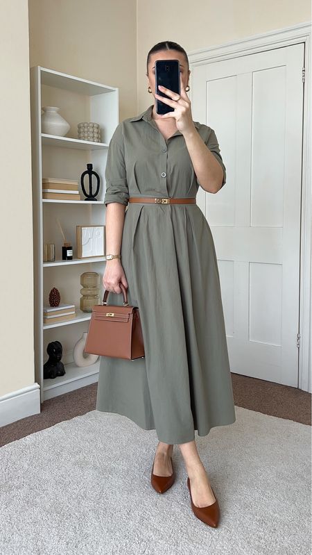 Classic Spring shirt dress outfit. Dress is from Amazon, wearing size S. Handbag is from Totes Luxe Uk, I’ve linked similar here.

#LTKstyletip #LTKeurope #LTKspring