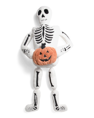 5ft Oversized Jack O Lantern Skeleton Shaped Buddy Pillow | TJ Maxx