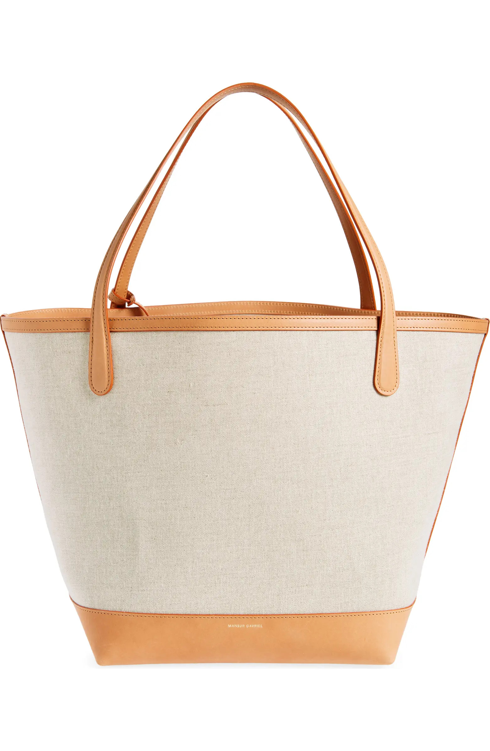 Mansur Gavriel Everyday Soft Canvas & Leather Tote | Nordstrom | Nordstrom
