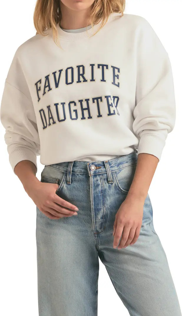 Collegiate Cotton Blend Sweatshirt | Nordstrom