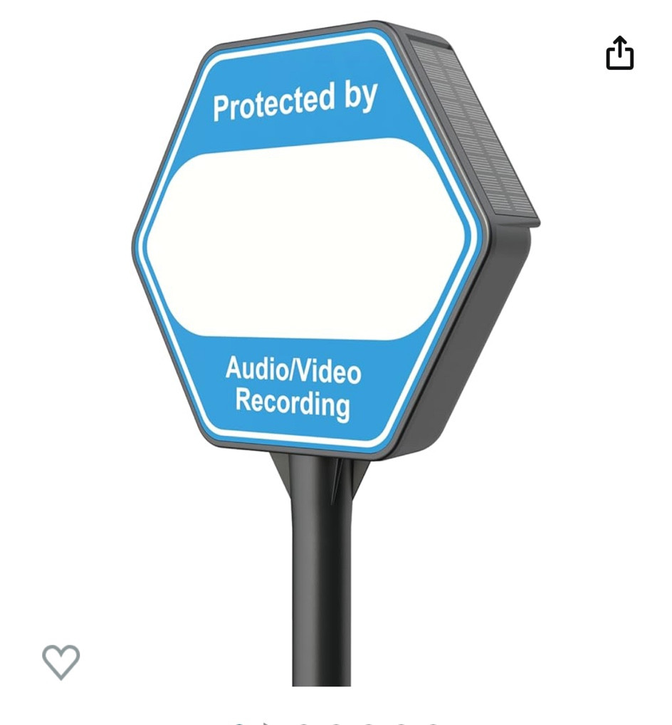 I also got 2 of these for each gate to my home because the security company we use is private. I haven’t put them up yet, but right now this version is on sale so you need to get yourself one of these ASAP before the price increases back to the original price. Again they are solar powered, easy to install & warns any intruder that they are being recorded 24/7. Sorry but these are 1000% better than those cardboard signs everyone has up.

#LTKsalealert #LTKCyberWeek #LTKGiftGuide