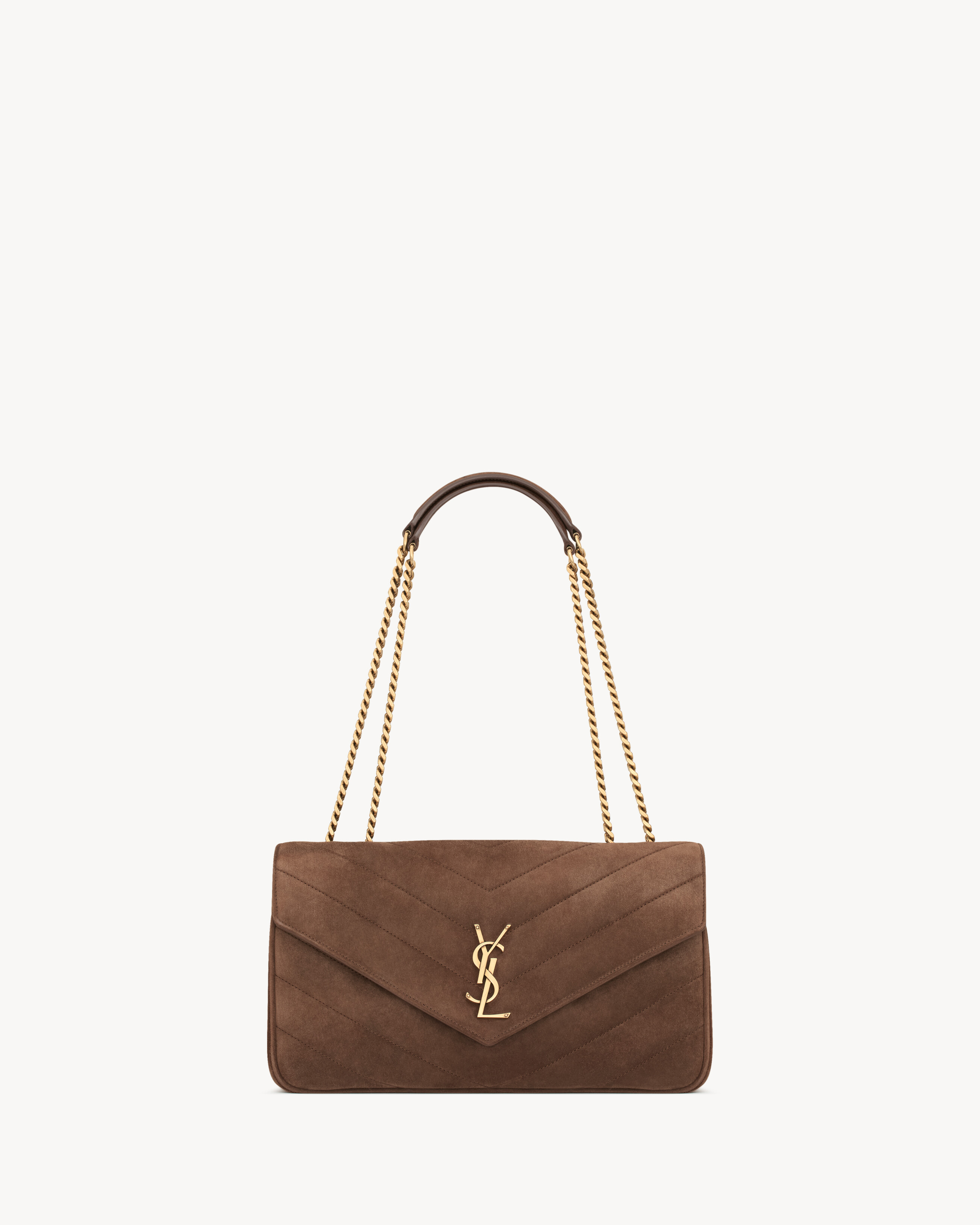 LOULOU medium in MATELASSÉ suede | Saint Laurent Inc. (Global)