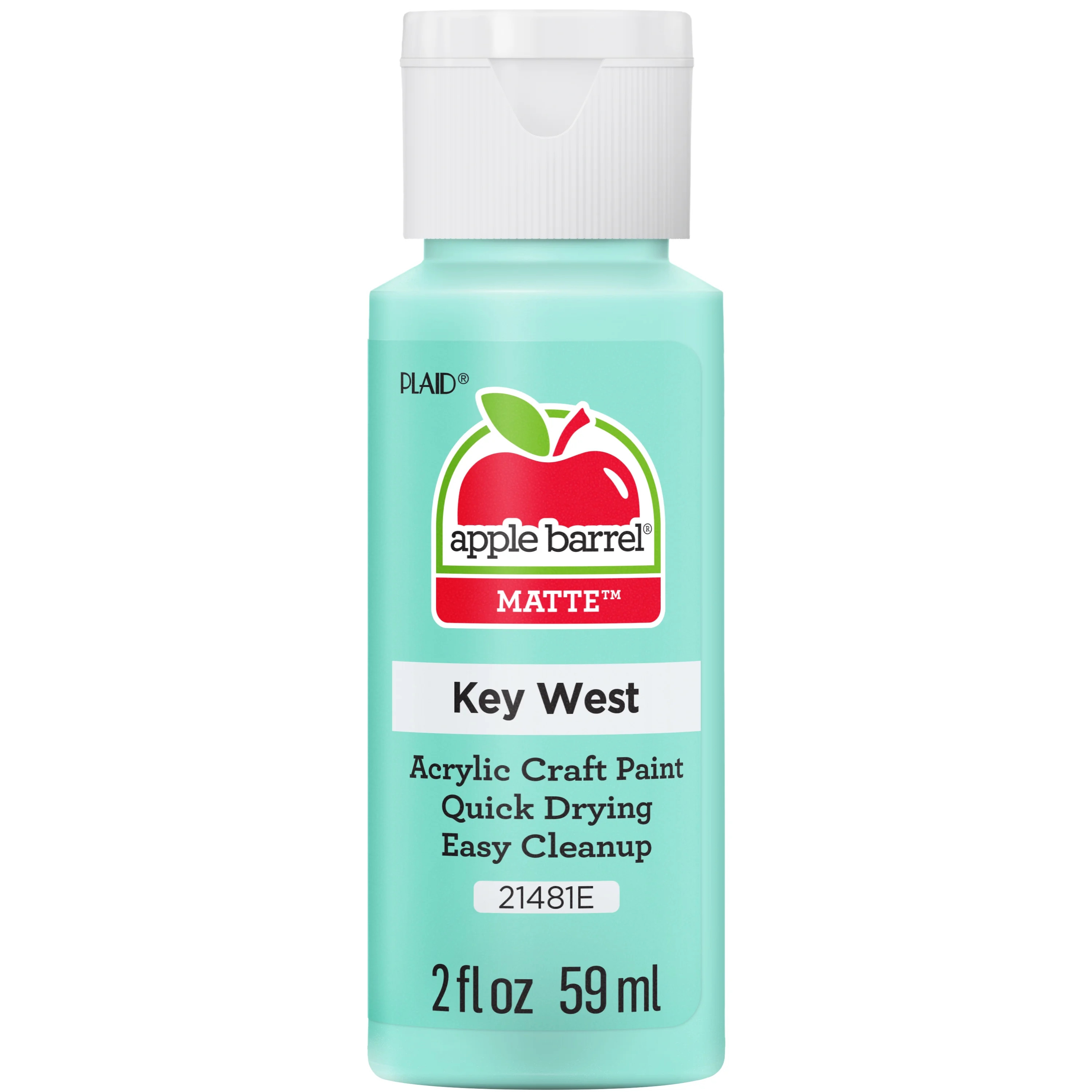 Apple Barrel 21481EX Acrylic Craft Paint, Matte Finish, Key West, 2 fl oz | Walmart (US)