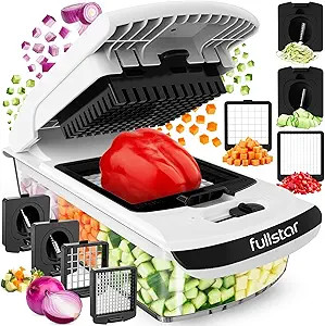 Fullstar The Original Pro Chopper - Vegetable Chopper and Spiralizer, Food Chopper with Container... | Amazon (US)